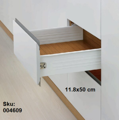 Εικόνα της ΟΔΗΓΟΣ ΜΕΤΑΛΛΙΚΑ ΠΛΑΙΝΑ Y: 118 x 500 mm  ΜΠΕΖ DTC