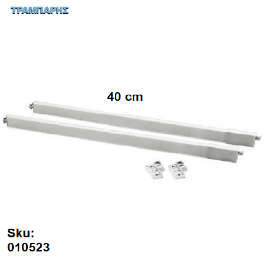 Picture of ΤΕΤΡΑΓΩΝΗ ΝΤΙΖΑ 400mm ΛΕΥΚΟ