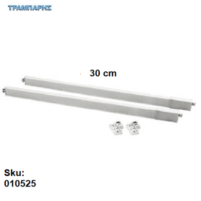 Εικόνα της ΤΕΤΡΑΓΩΝΗ ΝΤΙΖΑ 300mm ΛΕΥΚΟ