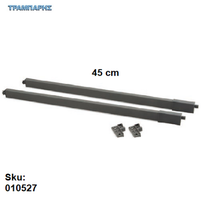 Εικόνα της ΤΕΤΡΑΓΩΝΗ ΝΤΙΖΑ 450mm ΓΚΡΙ ΜΑΤ MGS SLIM LINE