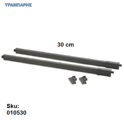 Εικόνα της ΤΕΤΡΑΓΩΝΗ ΝΤΙΖΑ 300mm ΓΚΡΙ ΜΑΤ MGS SLIM LINE