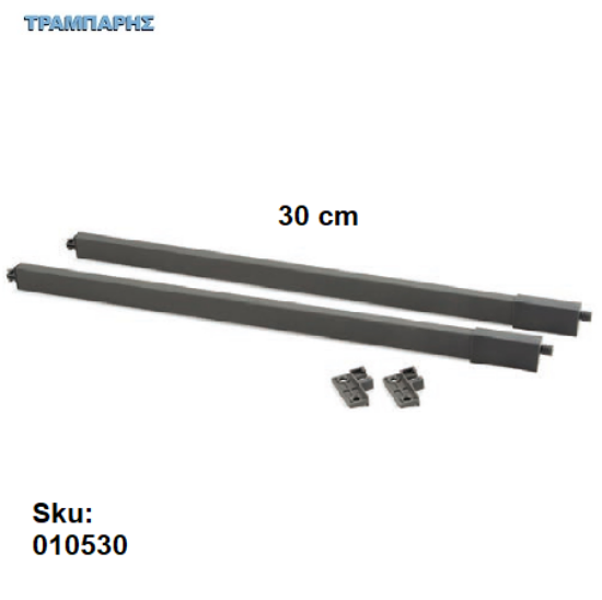 Εικόνα της ΤΕΤΡΑΓΩΝΗ ΝΤΙΖΑ 300mm ΓΚΡΙ ΜΑΤ MGS SLIM LINE