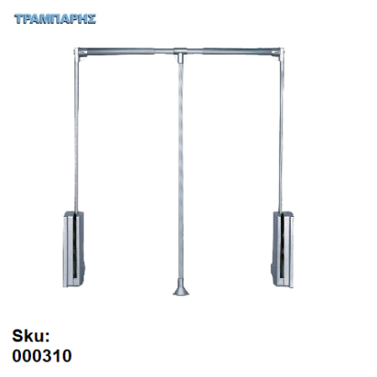 Εικόνα της ΑΝΣΑΣΕΡ ΝΤΟΥΛΑΠΑΣ 87-115 cm με φρένο, ΑΛΟΥΜΙΝΙΟ, Eco