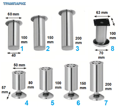 Εικόνα της ΠΟΔΑΡΑΚΙΑ ΣΩΛΗΝΑ μεταλλικά, Νίκελ