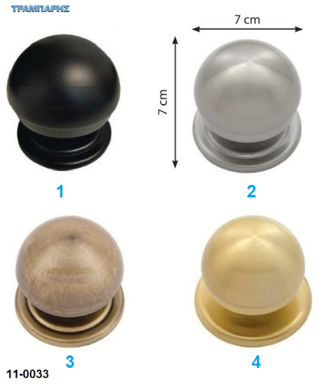 Picture of Πόμολα εξώπορτας ''Στρογγυλά''