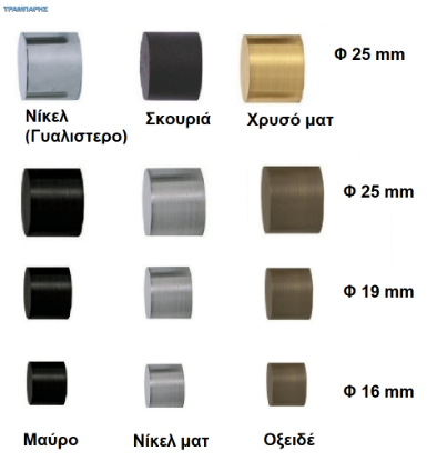 Εικόνα της Τάπες κουρινόβεργας Φ16 - 19 -25 mm