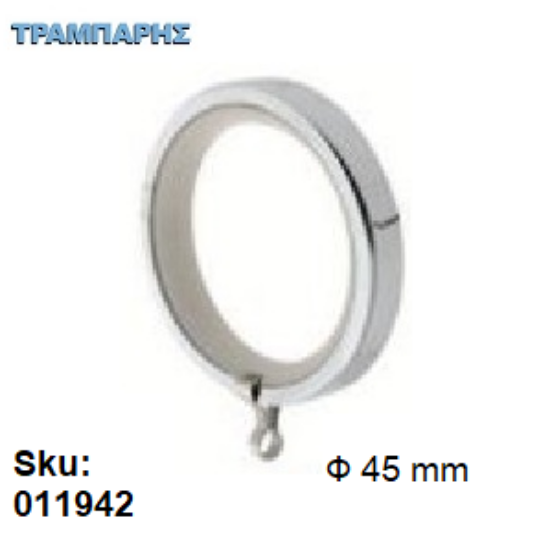 Εικόνα της ΚΡΙΚΟΣ Τετράγωνος Φ45 mm Νίκελ