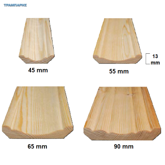 Εικόνα της Ταβανογωνιές Σουηδικό Α',  σε πήχες, ανά μέτρο