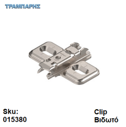 Picture of CLIP Τακάκι, Σταυρός, 0 mm, Ατσάλι, για νοβοπανόβιδες, Επινικελωμένο