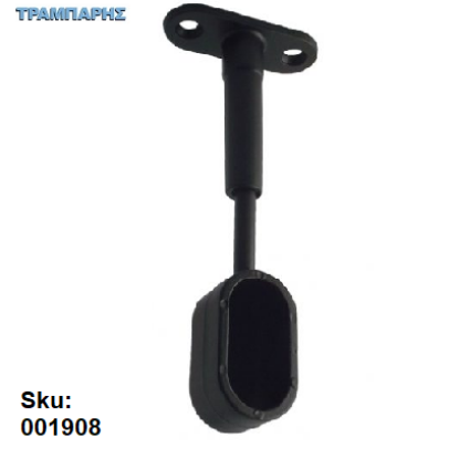 Εικόνα της ΣΤΗΡΙΓΜΑ ΟΡΟΦΗΣ "ΚΛΕΙΣΤΟ" ΡΥΘΜΙΖΟΜΕΝΟ ΟΒΑΛ ΣΩΛΗΝΑΣ, Μαύρο