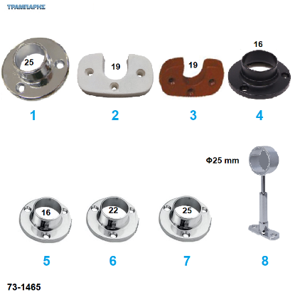 Εικόνα της Στηρίγματα για σωλήνες στρογγυλές