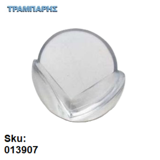 Εικόνα της ΠΡΟΣΤΑΤΕΥΤΙΚΟ ΓΩΝΙΑΣ 3,5x3,5x1,6 cm ΑΥΤΟΚΟΛΛΗΤΟ για Επιπλα ΔΙΑΦΑΝΕΣ ανά τεμάχιο