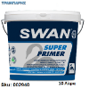 Εικόνα της SWAN SUPER PRIMER, ΛΕΥΚΟ, 10 Lt,  (Αστάρι νερού, εξωτερικής & εσωτερικής χρήσης)