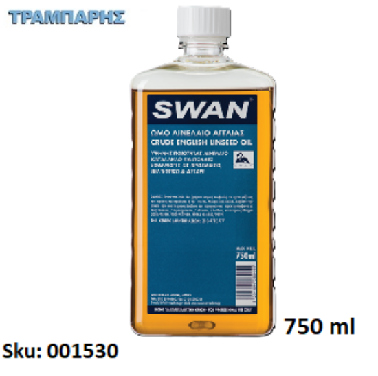 Εικόνα της SWAN ΛΙΝΕΛΑΙΟ, 750 ml (Καθαρό λινέλαιο)