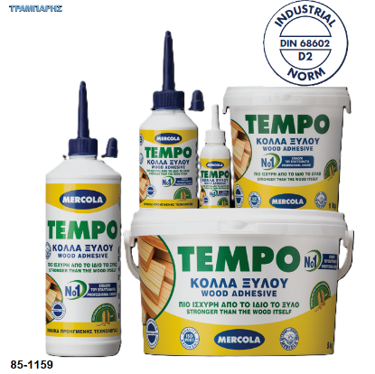 Εικόνα της TEMPO  D2 , (Η Νο1 κόλλα ξύλου PVA κρυσταλλιζέ D2)