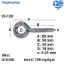 Picture of ΒΙΔΟΘΗΛΙΑ 25-120 κουτί 100 τεμαχίων, πάχος: 6,25 mm, Γαλβανιζέ