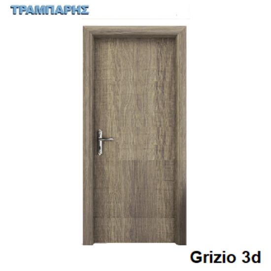Εικόνα της ΠΟΡΤΑ Laminate σειρά ''Basic'', Grizio B-205, Ανοιγόμενη, Κάσα 7,5 cm-Πόρτα (σιδερομένη), Πρεβάζια(Ακοπα)
