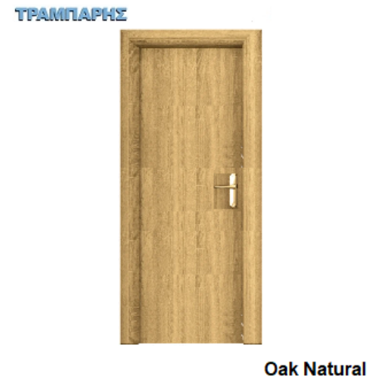 Εικόνα της ΠΟΡΤΑ Laminate σειρά ''Basic'', Oak Natural B-212, Ανοιγόμενη, Κάσα 21 cm-Πόρτα (σιδερομένη), Πρεβάζια(Ακοπα)