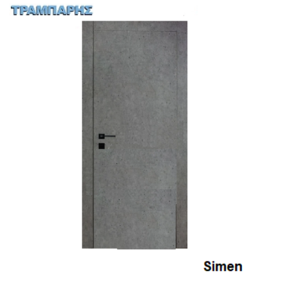 Εικόνα της ΠΟΡΤΑ Laminate σειρά ''Basic'', Simen B-214, Ανοιγόμενη, Κάσα 15 cm-Πόρτα (σιδερομένη), Πρεβάζια(Ακοπα)