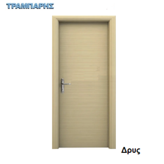 Εικόνα της ΠΑΤΑΡΙ Laminate σειρά ''Basic'', Δρυς B-201, Ανοιγόμενο 60x80 cm, Κάσα-Πόρτα-Πρεβάζια