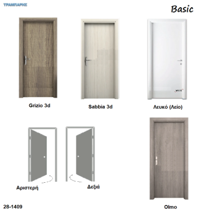 Εικόνα της Πόρτες Laminate σειρά ''Basic''