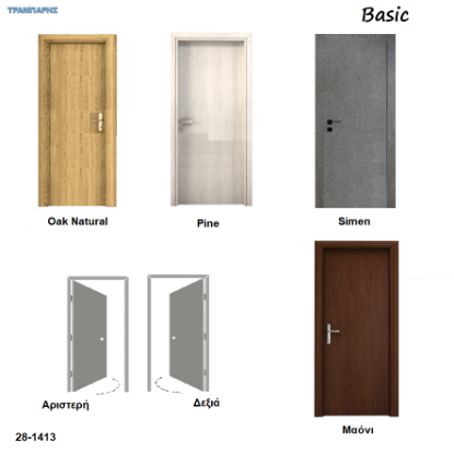Εικόνα της Πόρτες Laminate σειρά ''Basic''