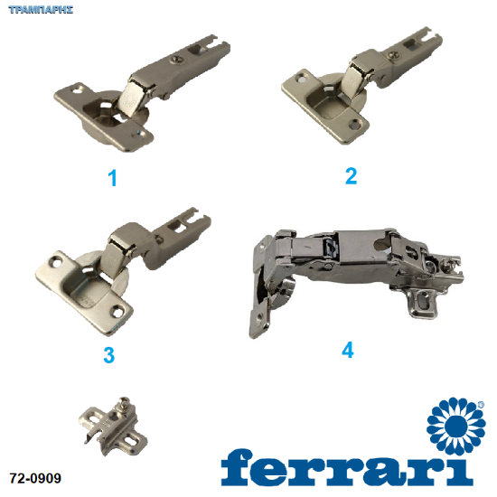 Picture of Συλλογή μεντεσέδων ''FERRARI''