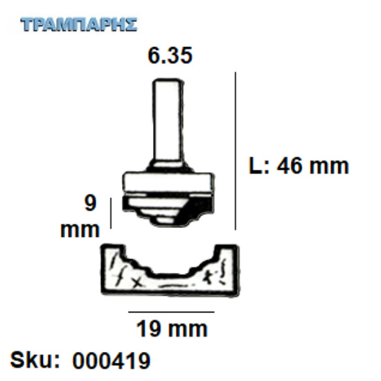 Εικόνα της ΕΡΓΑΛΕΙΟ ROUTER  Σειρά 33 D19 Chn