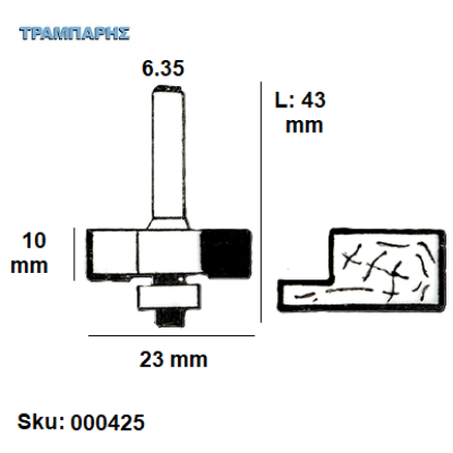 Εικόνα της ΕΡΓΑΛΕΙΟ ROUTER  Σειρά 35 D23/10 Chn