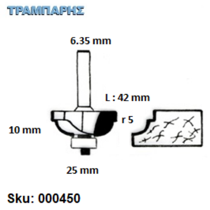 Εικόνα της ΕΡΓΑΛΕΙΟ ROUTER  Σειρά 42 D 25/ r 5