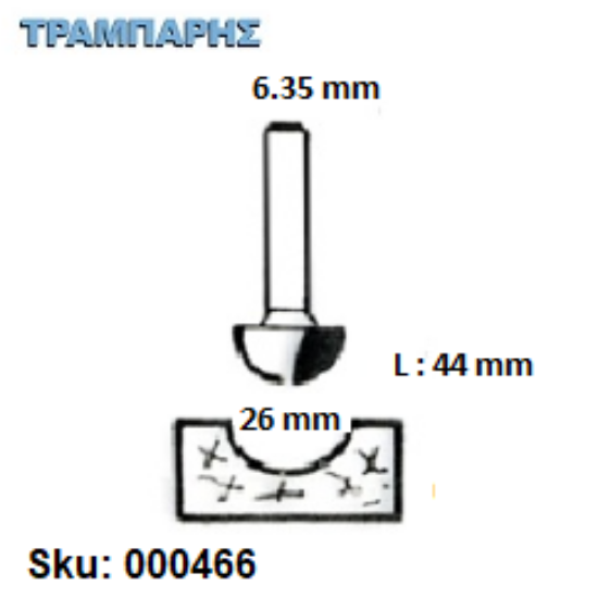Εικόνα της ΕΡΓΑΛΕΙΟ ROUTER  Σειρά 48 D26 Chn