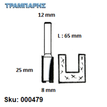 Εικόνα της ΕΡΓΑΛΕΙΟ ROUTER  Σειρά 51 D8/12/25 mm