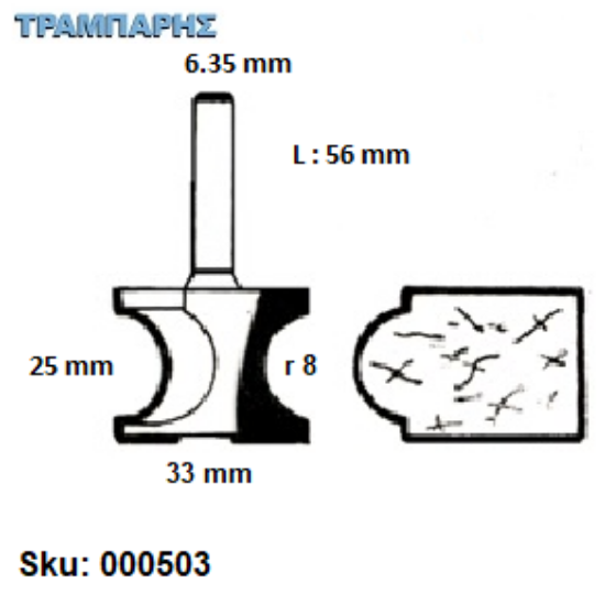 Εικόνα της ΕΡΓΑΛΕΙΟ ROUTER  Σειρά 54 D8 Chn