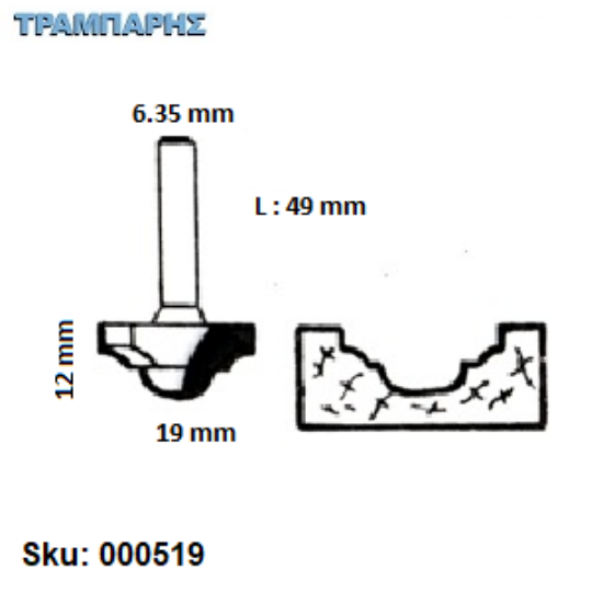 Εικόνα της ΕΡΓΑΛΕΙΟ ROUTER  Σειρά 62 D19 Chn