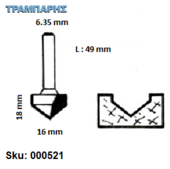 Εικόνα της ΕΡΓΑΛΕΙΟ ROUTER  Σειρά 63 D16 Chn