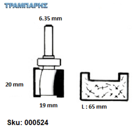 Εικόνα της ΕΡΓΑΛΕΙΟ ROUTER  Σειρά 64 D19 Chn
