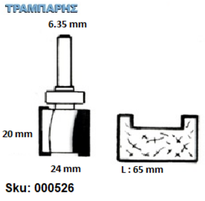 Εικόνα της ΕΡΓΑΛΕΙΟ ROUTER  Σειρά 64 D24 Chn