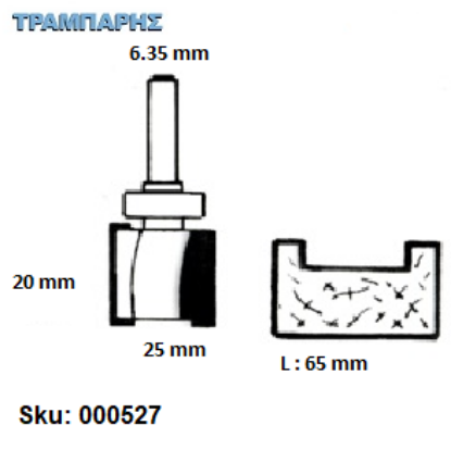Εικόνα της ΕΡΓΑΛΕΙΟ ROUTER  Σειρά 64 D25 Chn