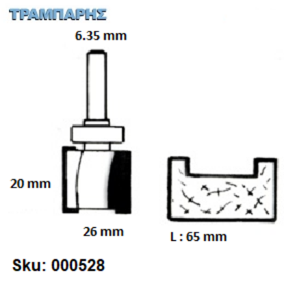 Εικόνα της ΕΡΓΑΛΕΙΟ ROUTER  Σειρά 64 D26 Chn