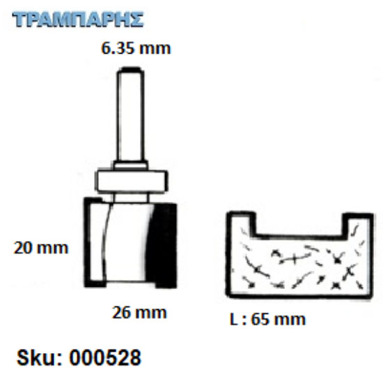 Εικόνα της ΕΡΓΑΛΕΙΟ ROUTER  Σειρά 64 D26 Chn