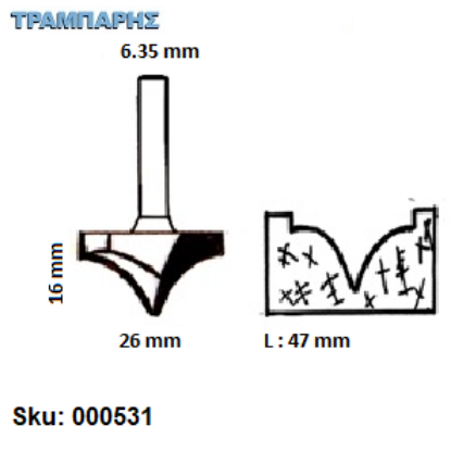 Εικόνα της ΕΡΓΑΛΕΙΟ ROUTER  Σειρά 65 D26 Chn