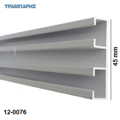 Picture of ΤΙΡΑΖ Οροφής , διπλό 45 mm (σκέτο), λευκό