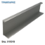 Εικόνα της Σοκορολαβή 3 μέτρα,  37 x 18 mm, Ντουλάπας βιδωτό, Φυσικό Αλουμίνιο