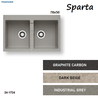 Εικόνα της Νεροχύτες σειρά ''SPARTA'', Pyragranite Pyramis