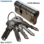 Εικόνα της ΚΥΛΙΝΔΡΟΣ Asix-Break secure 80 mm, 5 κλειδιά, 30-50 Νίκελ, Cisa