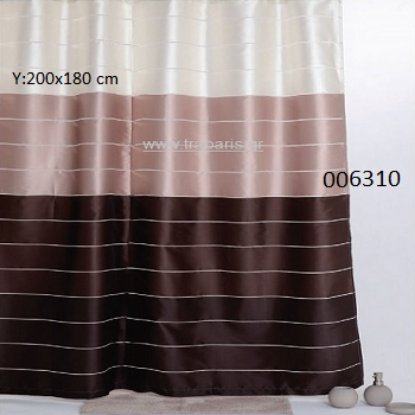 Picture of ΚΟΥΡΤΙΝΑ ΜΠΑΝΙΟΥ φαρδος: 180 cm MULTI  ύψως: 200 cm Καφέ