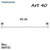 Picture of ΚΡΕΜΑΣΤΡΕΣ ΜΠΑΝΙΟΥ Art ''40'' Νίκελ