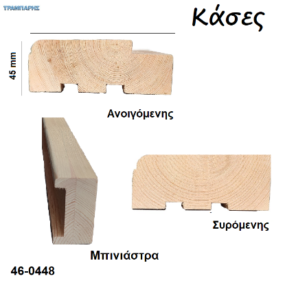Εικόνα της Κάσες set για καρφωτα ή κουμπωτά πρεβάζια, Αμοντάριστες