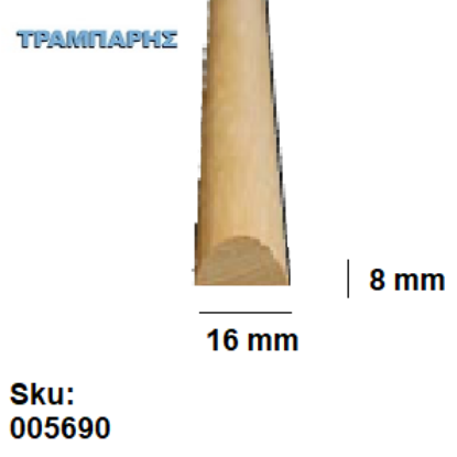 Picture of ΜΠΙΝΙ Νο   5, 16x8 mm AΓIOYΣ