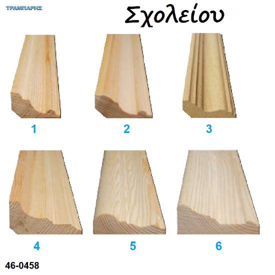 Εικόνα της Ταβανογωνιές σχολείου σε πήχες, ανά μέτρο